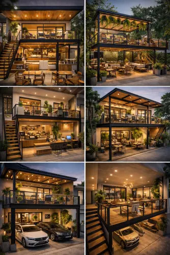 Mezannine Cafe Modern di Taman Sari